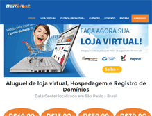 Tablet Screenshot of bemhost.com.br